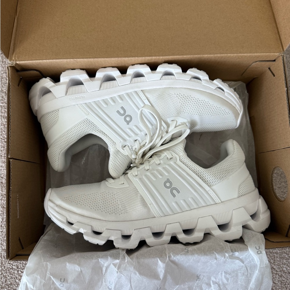 OnCloud Cloudswift 3 AD Undyed White Athletic Shoes Size US Women’s 7.5 - Picture 2 of 8